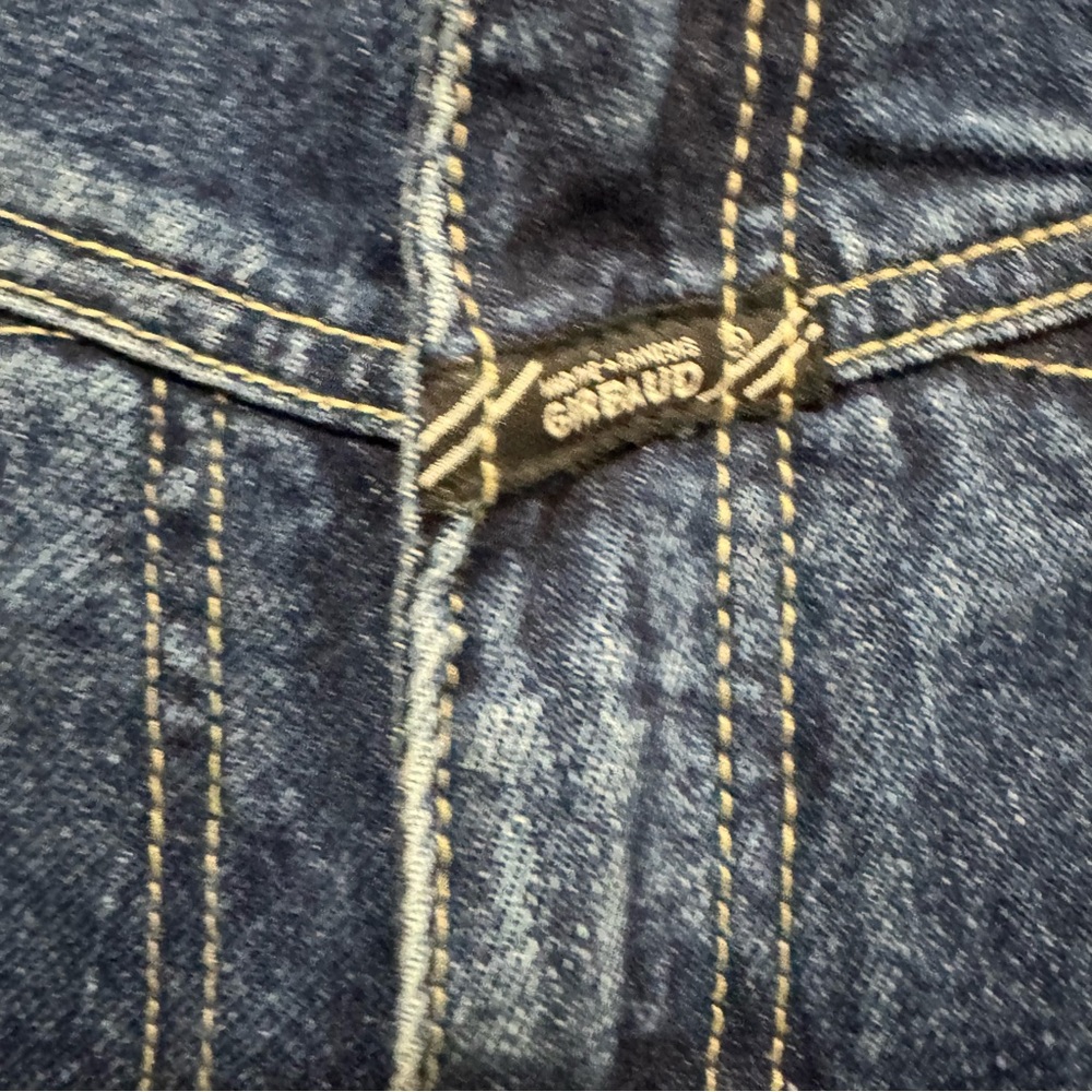 Vintage Girbaud Brand X Indigo Relaxed Y2K Jeans 32x32 Utility Strap Fit - Picture 5 of 16